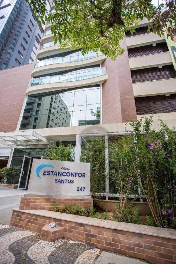 Estanconfor Praia Santos Ac Garagem Sacada Fechada Eksteriør billede